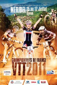 Championnats de France de VTT. Du 15 au 17 juillet 2011 à Méribel. Savoie. 